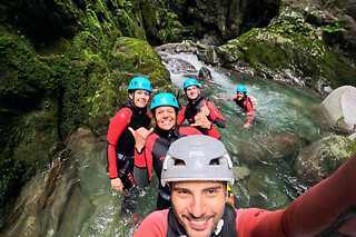 Canyoning au canyon de Marc à Auzat (09)