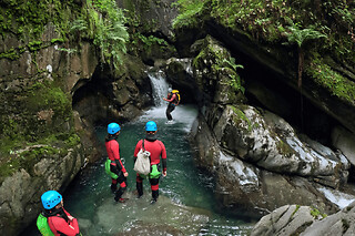Canyoning au canyon de Marc à Auzat (09)