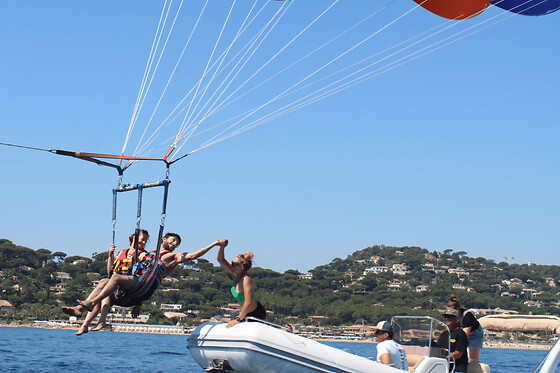 Parachute Ascensionnel à Cannes (06) - Sublime Fly Double