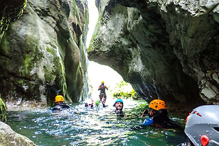 Canyoning au Pont du Diable à Bellecombe-en-Bauges (73)
