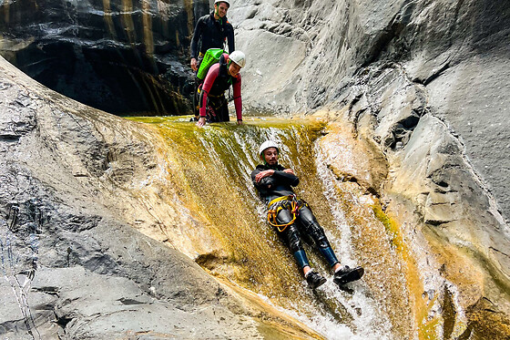 Canyoning intégral dans les Gorges de Bras Rouge à Cilaos (97)