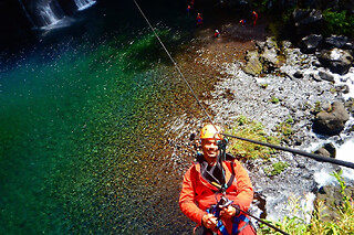 Canyoning Ti Grain Galet à la Réunion