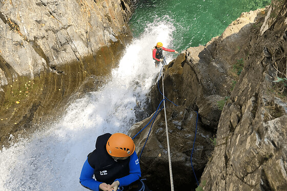 Canyoning au canyon d'Artigue (09)
