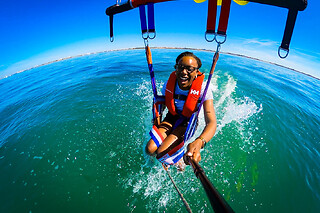 Parachute Ascensionnel vol solo à La Rochelle (17)