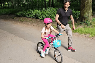 Apprendre à faire du vélo au Parc Floral de Paris