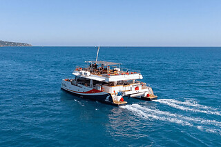 Matinée découverte en catamaran depuis Marina Baie des Anges