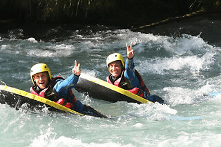 Descente initiation en Hydrospeed sur l'Isère (73)
