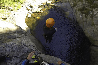 Canyoning sportif dans les Gorges de Llech (66)