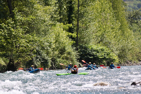Kayak air boat, demi-journée sur le Gave de Pau