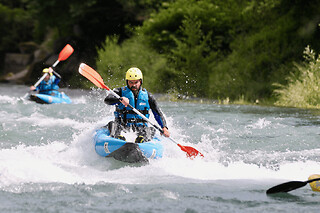 Kayak air boat, demi-journée sur le Gave de Pau
