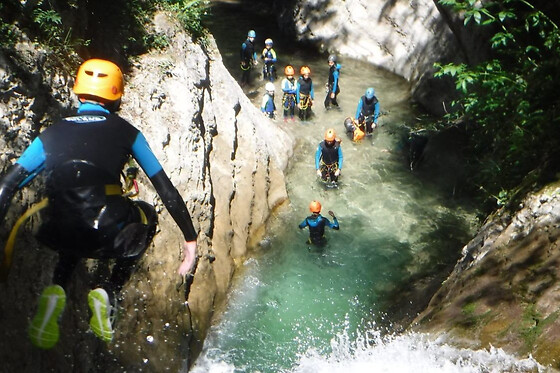 Canyoning au canyon des Écouges Bas (38)