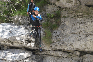 Canyoning dans le canyon du Fournel près de Briançon (05)