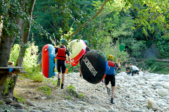 Tubing sur le fleuve de la Têt  (66)