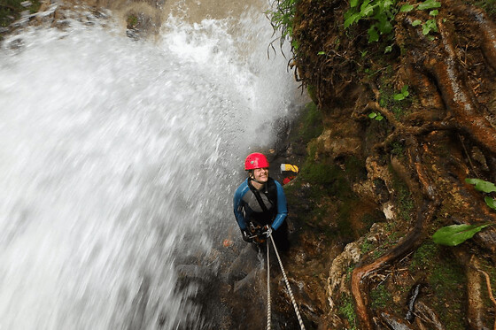 Canyoning dans le canyon du Léoncel (26)