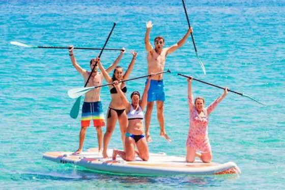 Location de Paddle Géant à la Plage de Pampelonne Ramatuelle - 1h