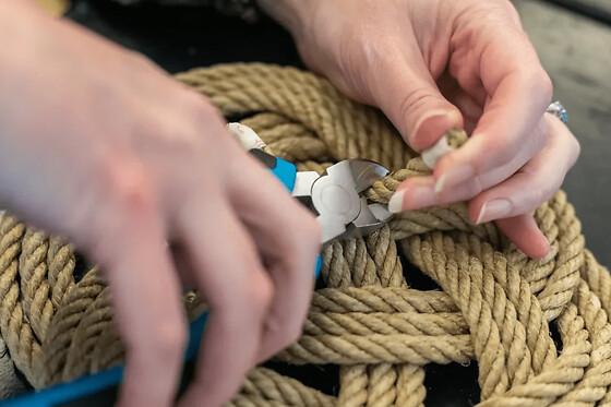 Atelier dessous de plat en nœud marin près de La Rochelle (17)