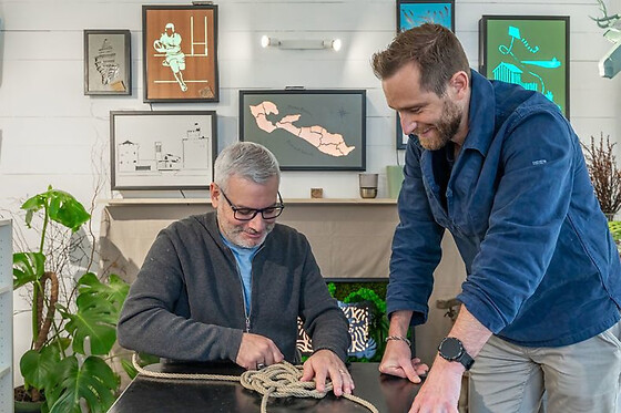 Atelier dessous de plat en nœud marin près de La Rochelle (17)