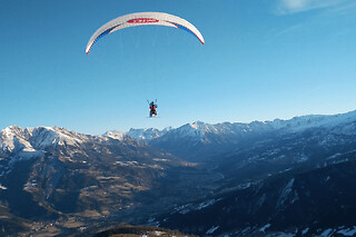 Baptême en Parapente en hiver à Pra-Loup (04)