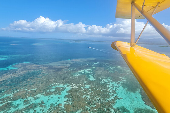 Escapade en hydravion en amoureux sur une île en Guadeloupe