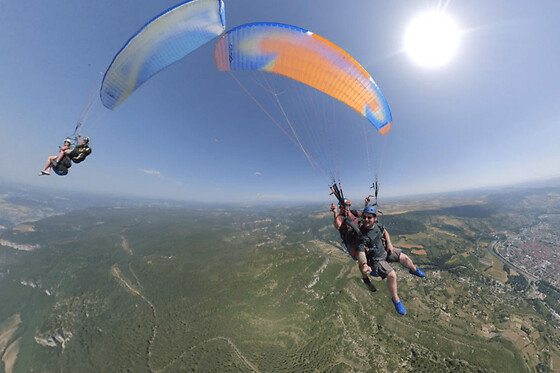 Vol en Parapente au-dessus des gorges du Tarn (12)