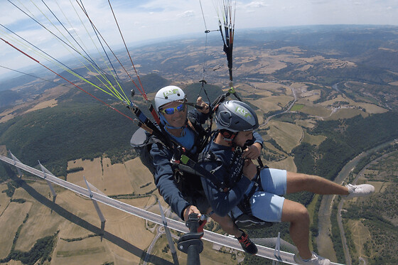 Vol acrobatique en Parapente à Millau (12)