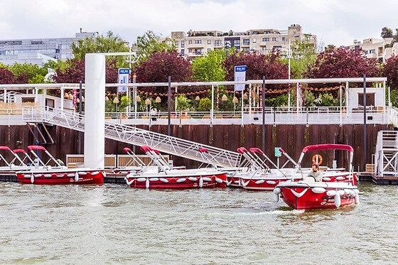 Location de bateau électrique (5 pers. max) à Levallois - Location Ace 1 heure