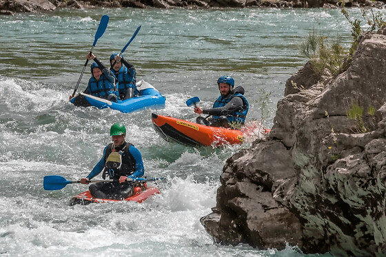 Demi-journée Cano-raft dans les Gorges de Fontgaillarde (04)