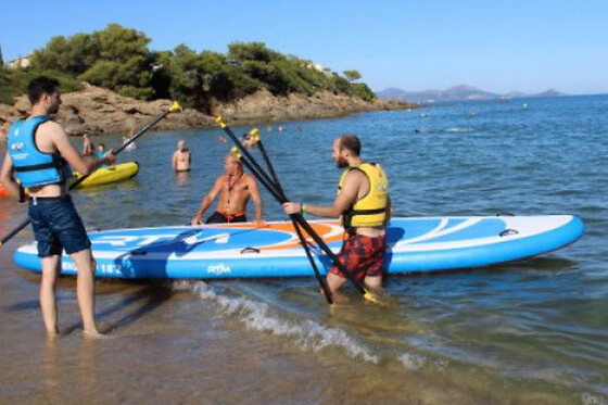 Paddle géant plage de la Garonnette à Sainte-Maxime (83)