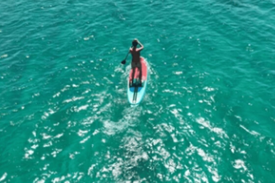 Stand Up paddle plage de la Garonnette (83)