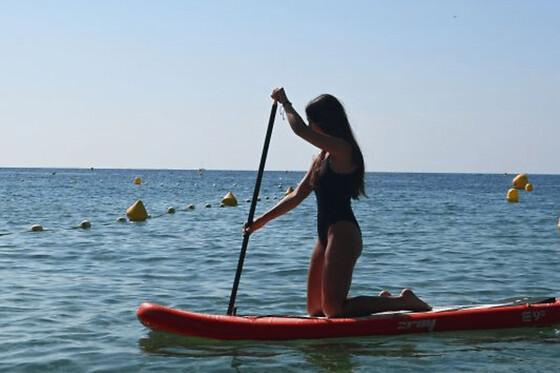Stand Up paddle plage de la Garonnette (83)