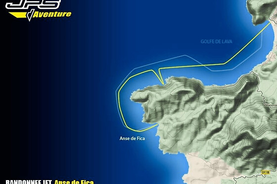 Randonnée jet-ski sunset vers l'Anse de la Fica
