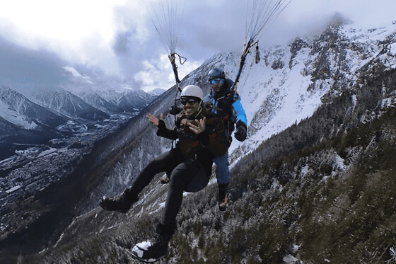 Vol King en parapente à Chamonix-Mont-Blanc (74)