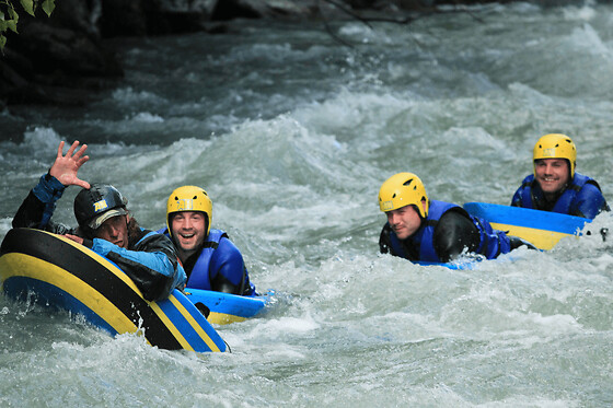Combiné rafting et hydrospeed sur l'Isère (73)