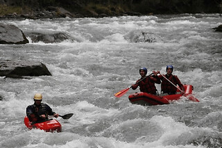 Initiation au Canoraft dans les Gorges de l'Isère (73)