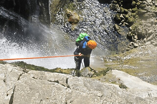 Canyoning au canyon de la Doria à Saint-Jean-d'Arvey (73)