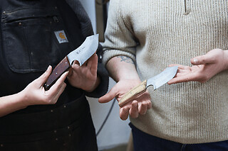 Atelier assemblage d'un couteau de rando à Gennevilliers (92)