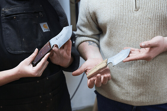 Atelier assemblage d'un couteau de rando à Gennevilliers (92)