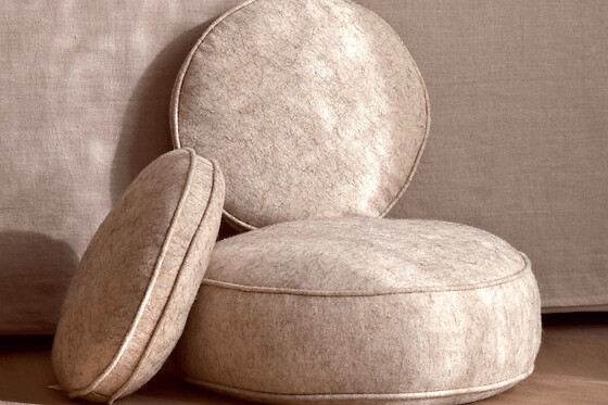 Atelier pouf en matières naturelles à Sorèze (81)