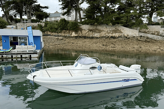 Location de bateau avec permis 10 pers. à Combrit Sainte-Marine