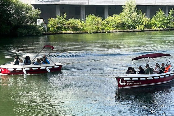 Location de bateau électrique (7 pers. max) à Boulogne - Location Scoop 2 heures