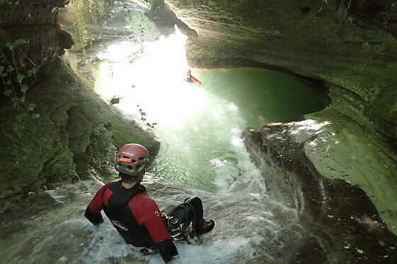 Canyoning au Canyon du Grénant à Saint-Pierre-d’Alvey (73)