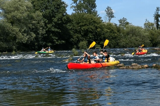 Location de canoë-kayak à Quingey (25) - Parcours 12 km - Adulte - Canoë simple