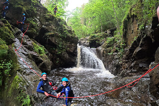 Canyoning d'initiation au canyon de Cornillou à Trémouille (15)