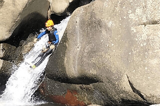 Canyoning à Molitg-les-Bains dans les gorges de Castellane (66)