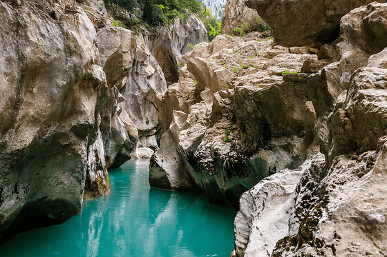 Canyoning à Molitg-les-Bains dans les gorges de Castellane (66)