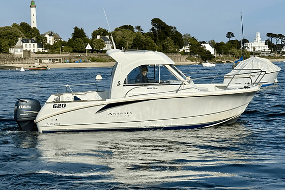 Location de bateau avec permis 6 pers. à Combrit Sainte-Marine