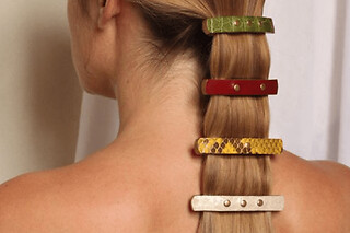 Atelier maroquinerie "Barrette à cheveux cuir" à Paris 19ème