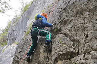 Initiation à l'escalade au lac d'Anthon à Mieussy (74)