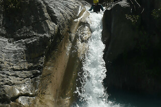 Canyoning au Canyon de Costeplane dans la vallée de l'Ubaye