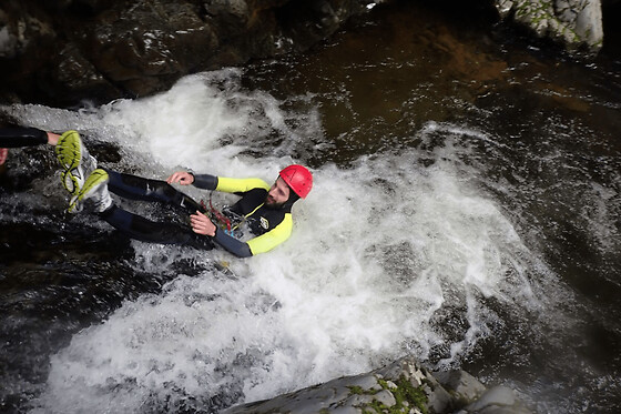 Canyoning au canyon de Saulin près de Belfort (70)